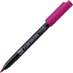 Zig - Zig Fudebiyori Brush Pen Yaldızlı 027 Dark Pink