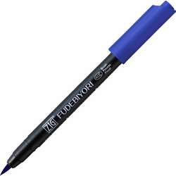 Zig - Zig Fudebiyori Brush Pen Yaldızlı 030 Blue
