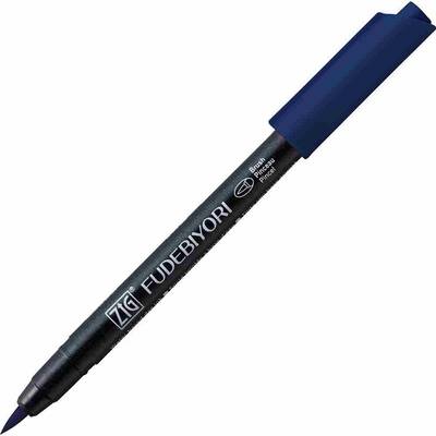 Zig Fudebiyori Brush Pen Yaldızlı 035 Deep Blue