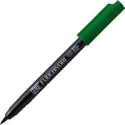 Zig - Zig Fudebiyori Brush Pen Yaldızlı 040 Green