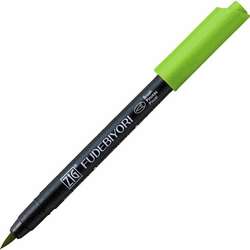 Zig - Zig Fudebiyori Brush Pen Yaldızlı 041 Light Green