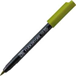Zig - Zig Fudebiyori Brush Pen Yaldızlı 043 Olive Green