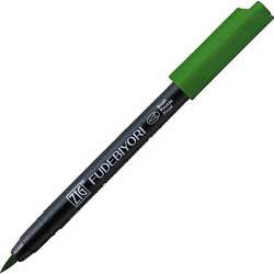 Zig - Zig Fudebiyori Brush Pen Yaldızlı 044 Deep Green