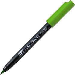 Zig - Zig Fudebiyori Brush Pen Yaldızlı 047 May Green