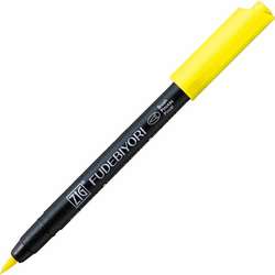 Zig - Zig Fudebiyori Brush Pen Yaldızlı 051 Lemon Yellow