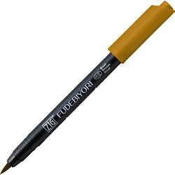 Zig - Zig Fudebiyori Brush Pen Yaldızlı 066 Dark Oatmeal