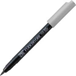 Zig - Zig Fudebiyori Brush Pen Yaldızlı 091 Light Gray