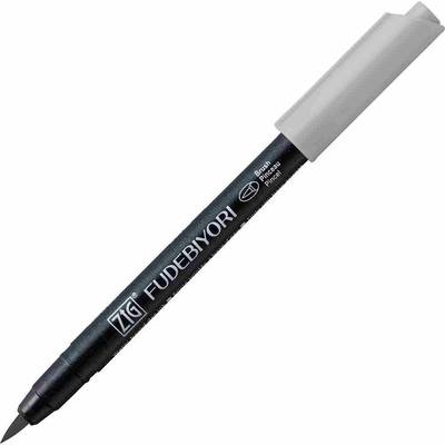 Zig Fudebiyori Brush Pen Yaldızlı 091 Light Gray