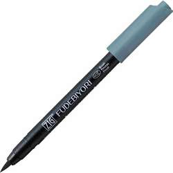 Zig - Zig Fudebiyori Brush Pen Yaldızlı 092 Blue Gray