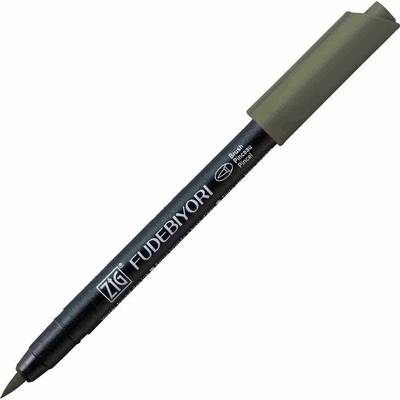 Zig Fudebiyori Brush Pen Yaldızlı 094 Gray Brown