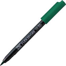 Zig - Zig Fudebiyori Brush Pen Yaldızlı 400 Marine Green