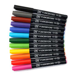 Zig Fudebiyori Brush Pen Yaldızlı Fırça Uçlu Marker Kalem - 3