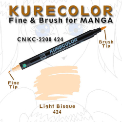 Zig - Zig Kurecolor Brush for Manga Çizim Kalemi 424 Light Bisque