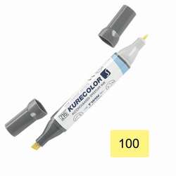 Zig - Zig Kurecolor KC3000 Twin S Marker 100 Pale Yellow