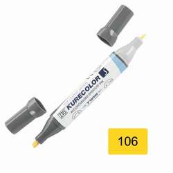 Zig - Zig Kurecolor KC3000 Twin S Marker 106 Yellow