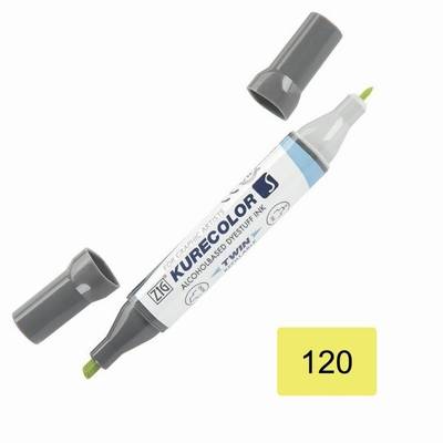 Zig Kurecolor KC3000 Twin S Marker 120 Barium Yellow