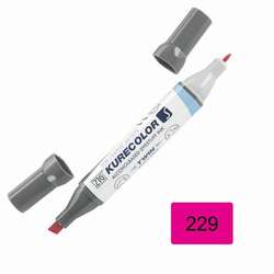 Zig - Zig Kurecolor KC3000 Twin S Marker 229 Dark Pink