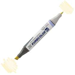 Zig - Zig Kurecolor KC3000 Twin S Marker 421 Cream Yellow