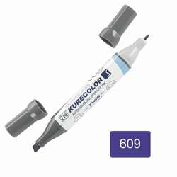 Zig - Zig Kurecolor KC3000 Twin S Marker 609 Deep Violet