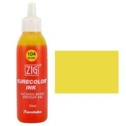 Zig - Zig Kurecolor Refill Ink Mürekkep 104 Mid Yellow 25ml