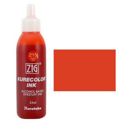 Zig Kurecolor Refill Ink Mürekkep 215 Scarlet Red 25ml