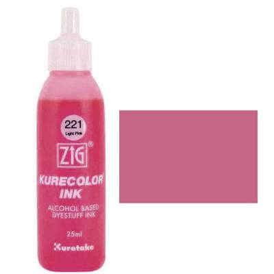 Zig Kurecolor Refill Ink Mürekkep 221 Light Pink 25ml