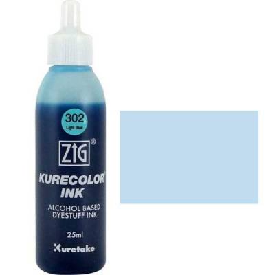 Zig Kurecolor Refill Ink Mürekkep 302 Light Blue 25ml