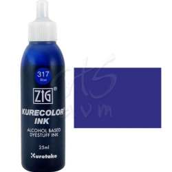 Zig - Zig Kurecolor Refill Ink Mürekkep 317 Blue 25ml