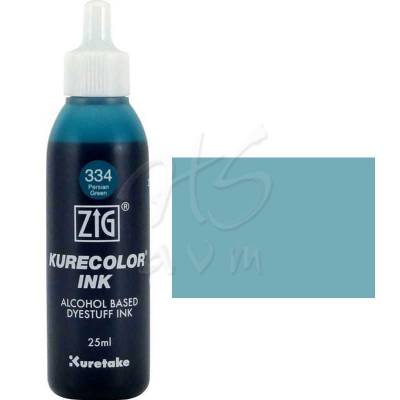 Zig Kurecolor Refill Ink Mürekkep 334 Persian Green 25ml