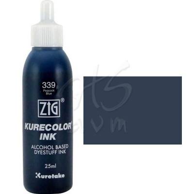 Zig Kurecolor Refill Ink Mürekkep 339 Peacock Blue 25ml