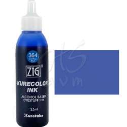 Zig - Zig Kurecolor Refill Ink Mürekkep 364 Cornflour Blue 25ml