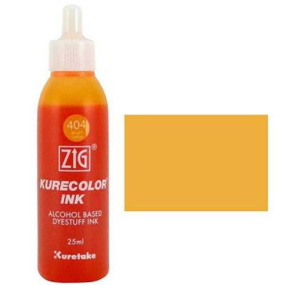 Zig Kurecolor Refill Ink Mürekkep 404 Bright Yellow 25ml