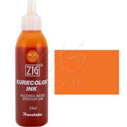 Zig - Zig Kurecolor Refill Ink Mürekkep 406 Cadmium Orange 25ml