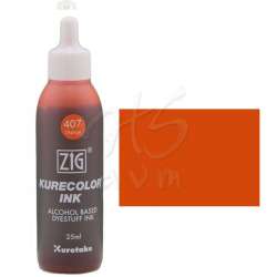 Zig - Zig Kurecolor Refill Ink Mürekkep 407 Orange 25ml