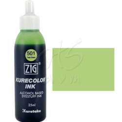 Zig - Zig Kurecolor Refill Ink Mürekkep 501 Pale Green 25ml
