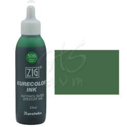 Zig - Zig Kurecolor Refill Ink Mürekkep 506 Ocean Green 25ml