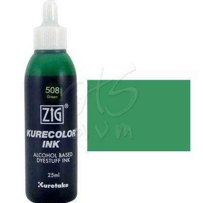 Zig Kurecolor Refill Ink Mürekkep 508 Green 25ml
