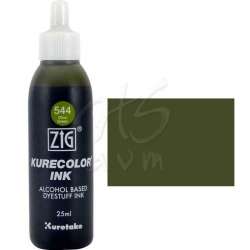 Zig - Zig Kurecolor Refill Ink Mürekkep 544 Olive Green 25ml