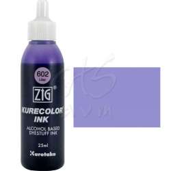 Zig - Zig Kurecolor Refill Ink Mürekkep 602 Lilac 25ml