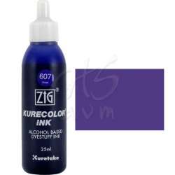 Zig - Zig Kurecolor Refill Ink Mürekkep 607 Violet 25ml