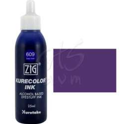 Zig - Zig Kurecolor Refill Ink Mürekkep 609 Deep Violet 25ml