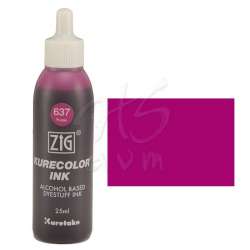 Zig - Zig Kurecolor Refill Ink Mürekkep 637 Purple 25ml