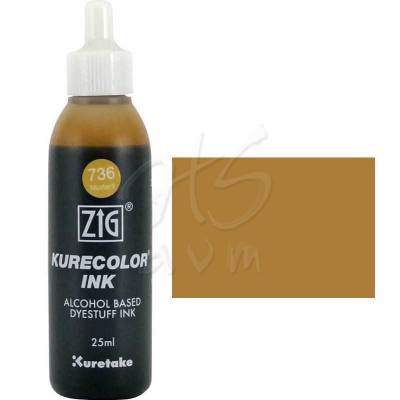 Zig Kurecolor Refill Ink Mürekkep 736 Mustard 25ml
