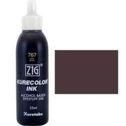 Zig - Zig Kurecolor Refill Ink Mürekkep 767 Dark Brown 25ml