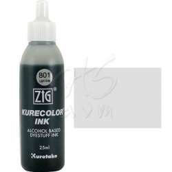 Zig - Zig Kurecolor Refill Ink Mürekkep 801 Light Gray 25ml