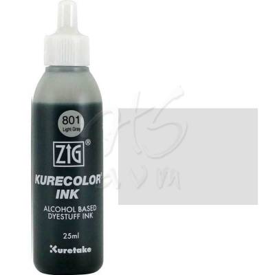 Zig Kurecolor Refill Ink Mürekkep 801 Light Gray 25ml