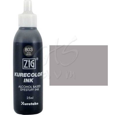 Zig Kurecolor Refill Ink Mürekkep 803 Gray Brown 25ml