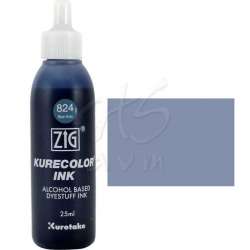 Zig - Zig Kurecolor Refill Ink Mürekkep 824 Blue Gray 25ml