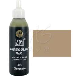 Zig - Zig Kurecolor Refill Ink Mürekkep 843 Brick Beige 25ml