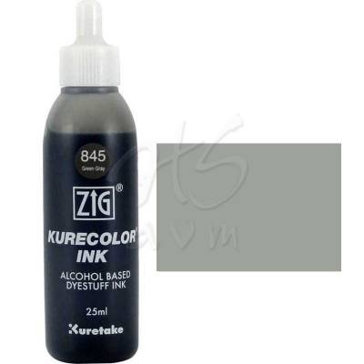 Zig Kurecolor Refill Ink Mürekkep 845 Green Gray 25ml